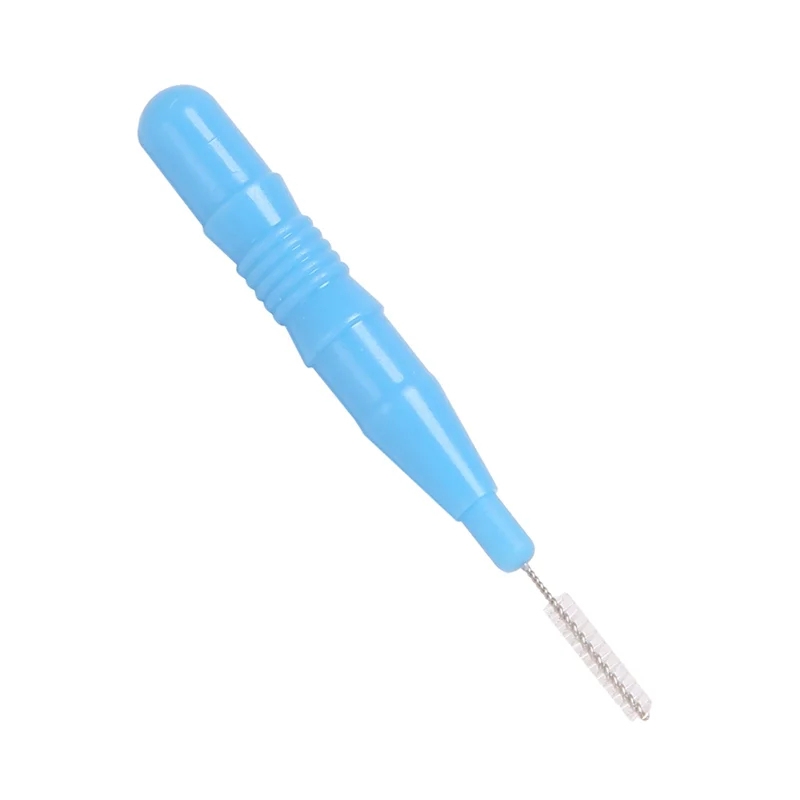 -AT52 500Pcs Interdental Brush Teeth Soft  Picks Tooth Floss Interdental Brush Refill  Toothpick Cleaners