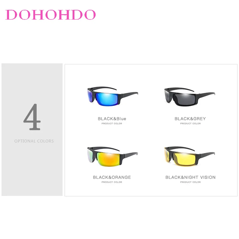 Vintage Brand Sports Driving Anti-Glare Night Vision Polarized Sunglasses Women Cycling Fishing Glasses Men Goggles Unisex UV400
