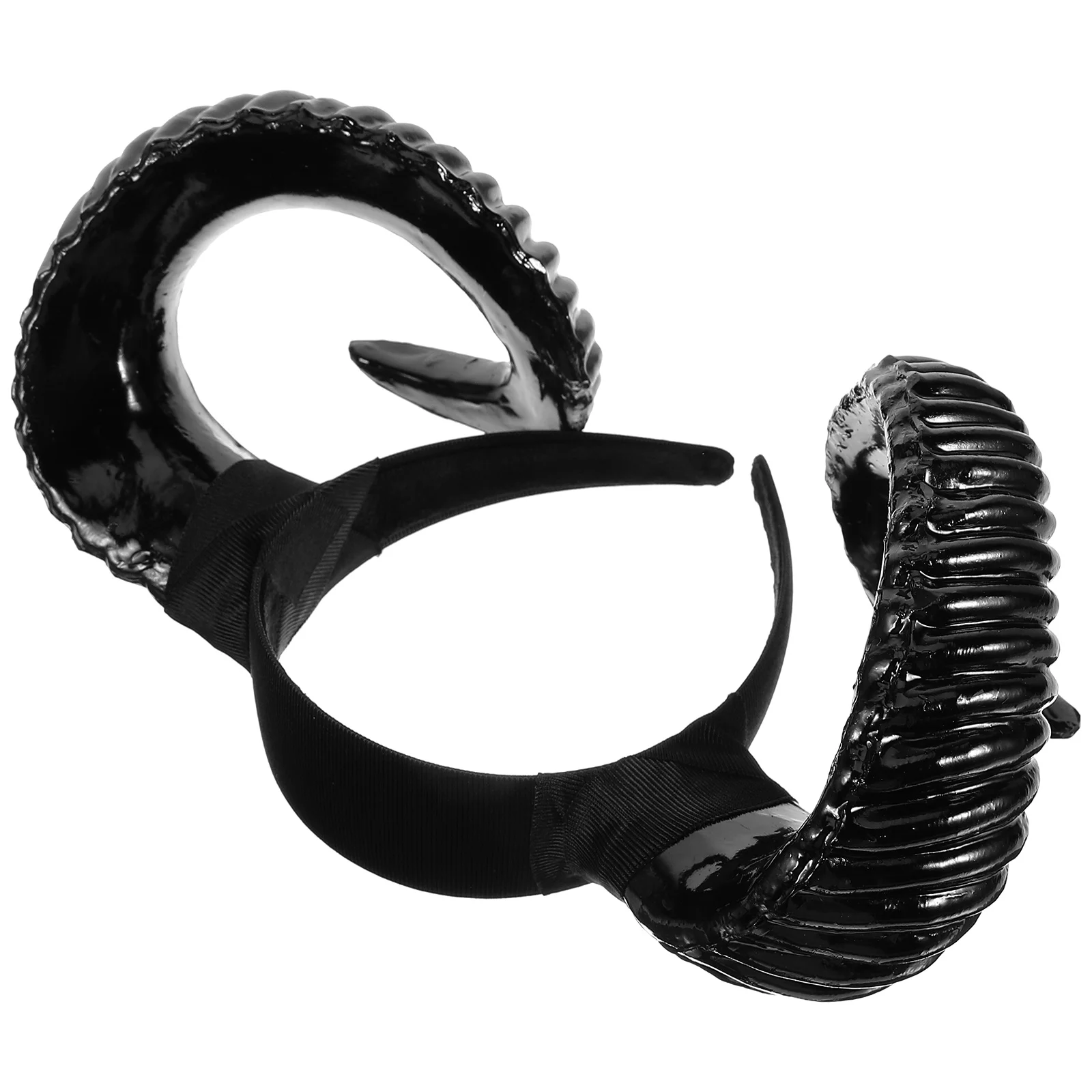 

Simulation Horn Headband Sheep Black Headdress Christmas Halloween Props Hair Hoops Costumes for Girls Cosplay Clasp