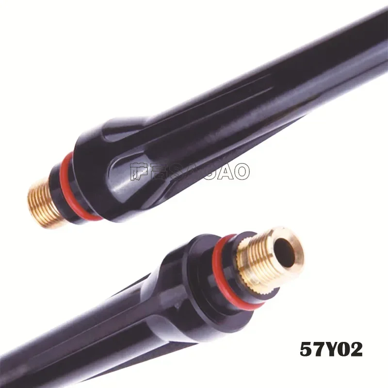 Soldadura Tig 57y02, 5 Piezas/10 Piezas, Tapa Trasera Larga Para Soplete De Soldadura Tig Wp 17 18 26 Series, Consumibles Tig,