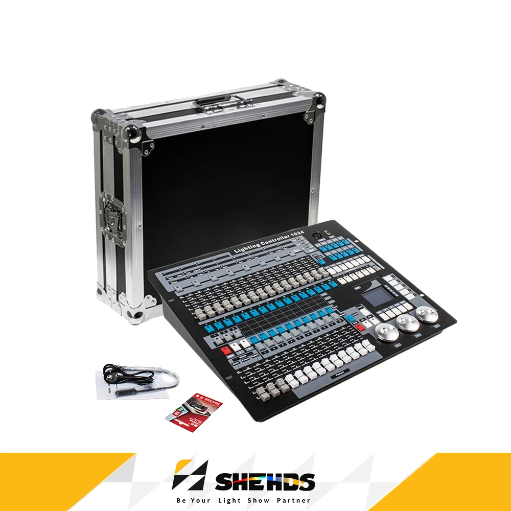 

Чехол для полета SHEHDS 1024, консоль DMX для Par Light, серия с подвижной головкой, профессиональное оборудование, вечерние, DJ, дискотека, свет