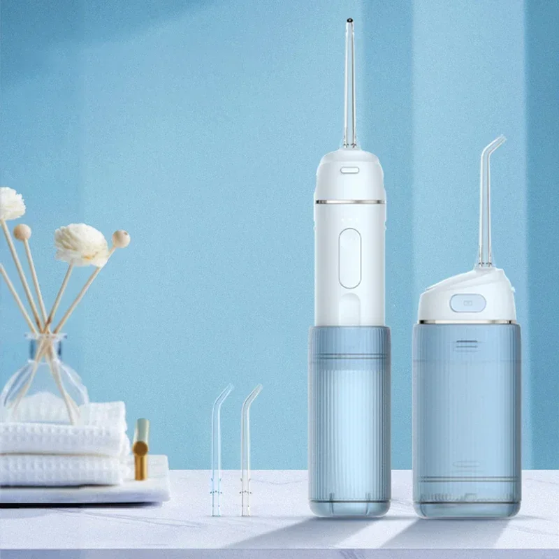 เครื่องฉีดน้ำทำความสะอาดฟันแบบพกพาสำหรับผู้หญิงใช้ในครัวเรือนเครื่องฉีดน้ำแบบแคปซูลสำหรับทำความสะอาดฟัน