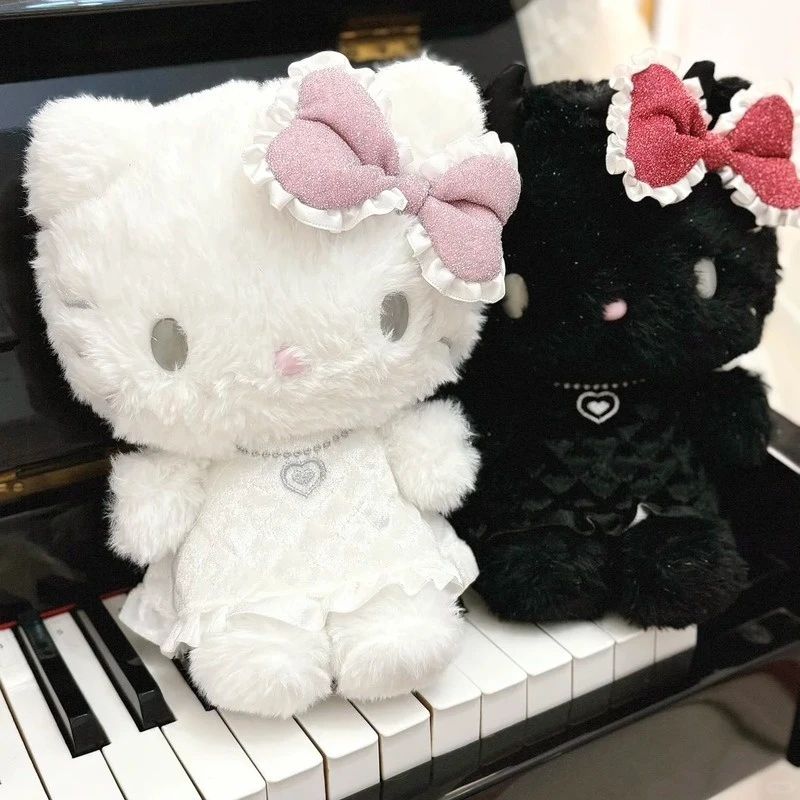 

Angel Devil Hello Kitty Plush Doll KT Cat Charm Bag Backpack Chain Pendant Decor Accessories Girls Tredendy Toys Surprise Gifts