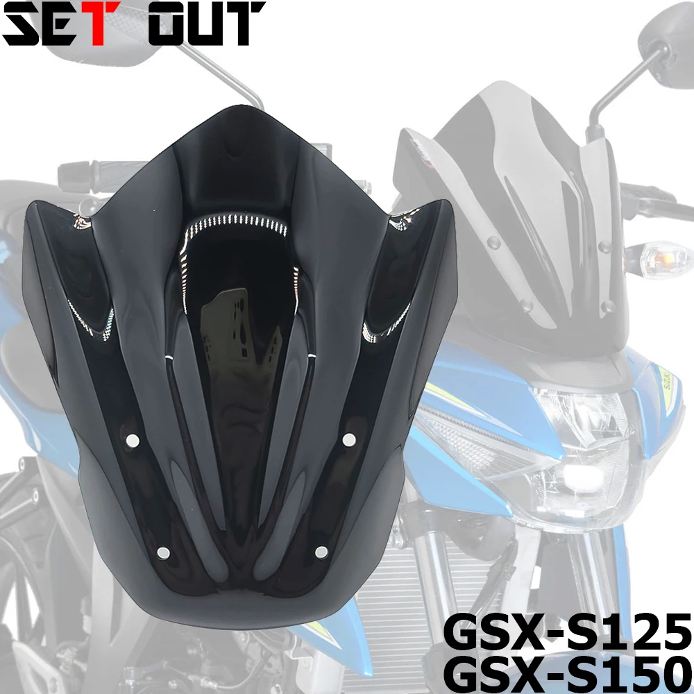 

For SUZUKI GSX-S125 GSX-S150 2017-2022 GSXS125 GSXS150 17-22 Motorcycle accessories Sports Visor Windshield Windscreen Deflector