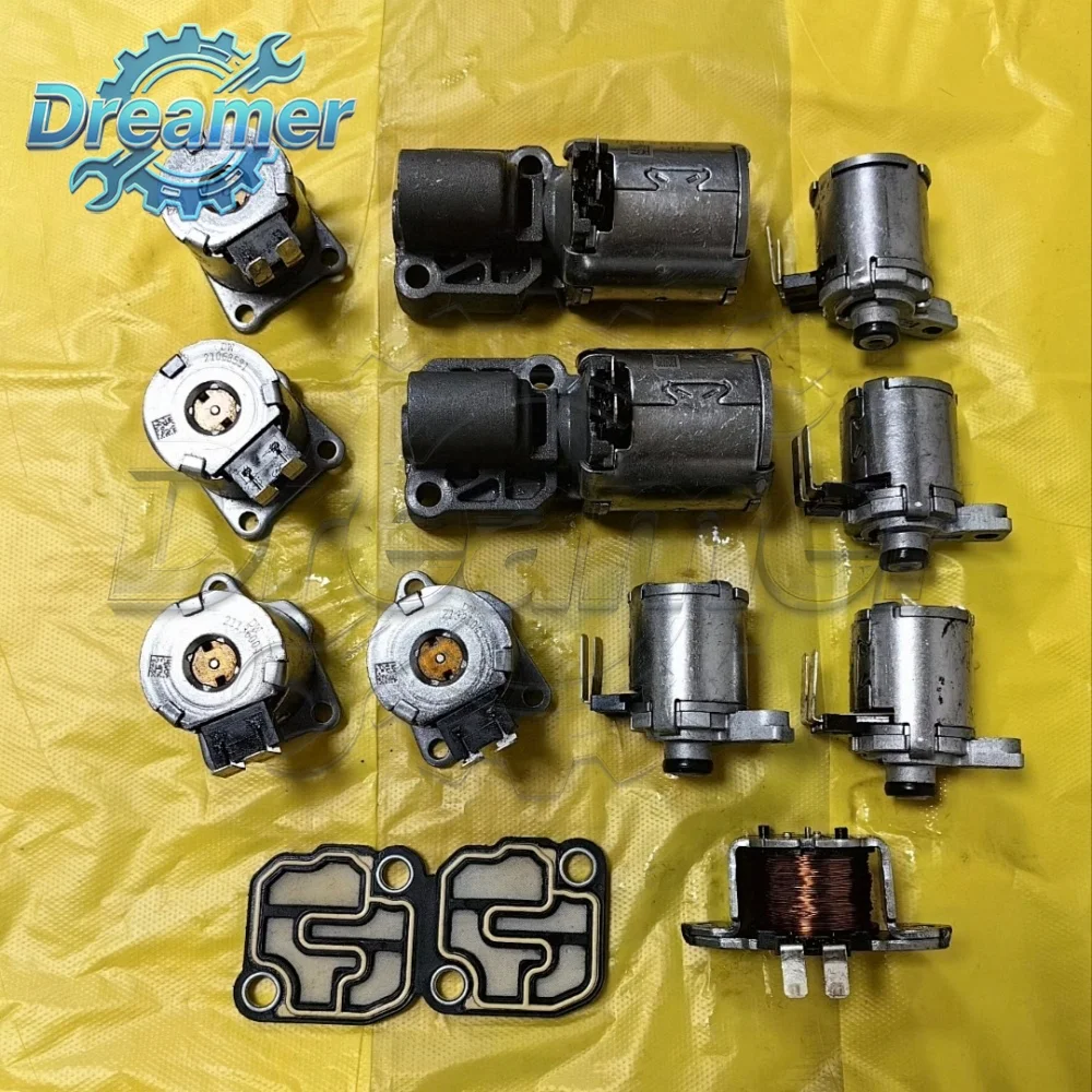 

DQ250 02E DSG High Quality 6-Speed Transmission Solenoid Valve Kits For A3 Q3 Seat Touran Golf Passat 02E325025AJ 02E321371E