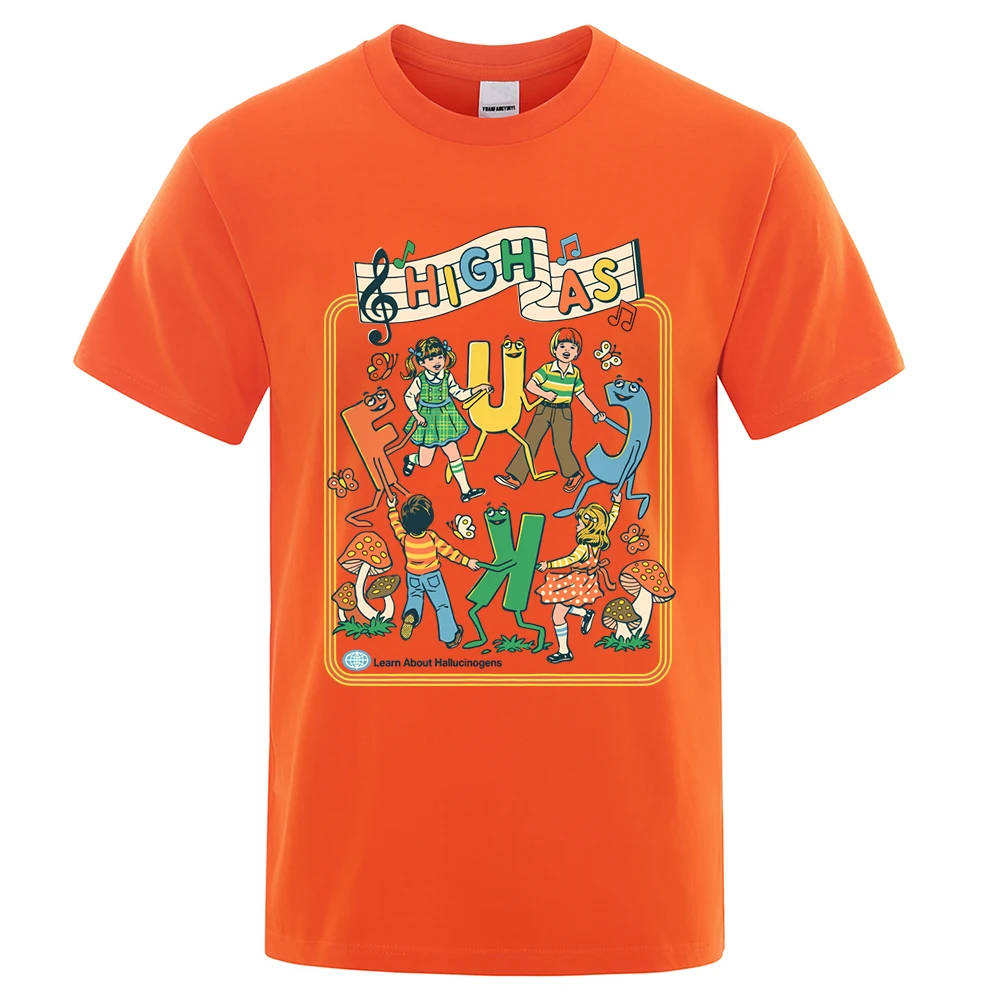 Glücklich Spielen Kinder Druck T-Shirts Männer Sommer Oansatz T-shirt Baumwolle Alle-Spiel Kurzarm Mann Casual Übergroße Kleidung