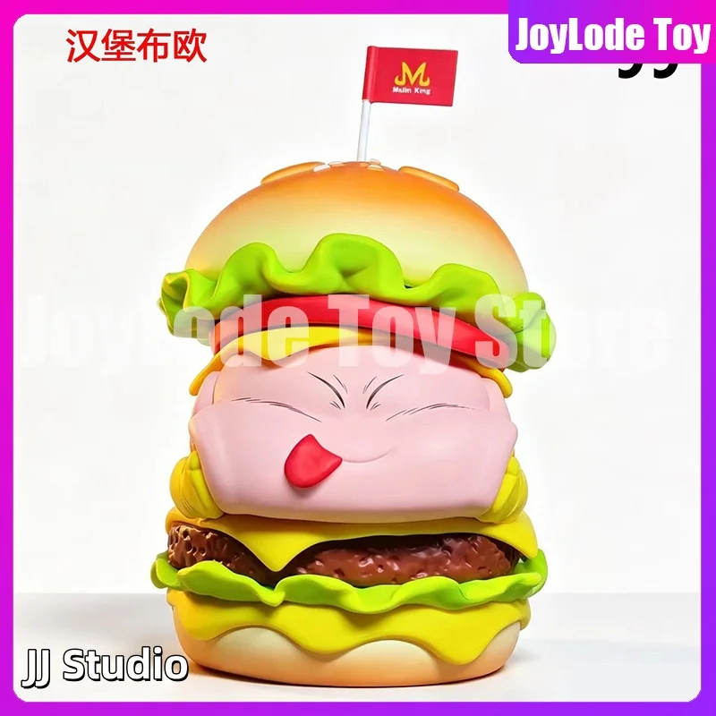 In Stock JJ Studio 16cm Dragon Ball Buu Anime Figures Majin Buu Hamburger Figure PVC Statue Decoration Collection Model Toy Gift