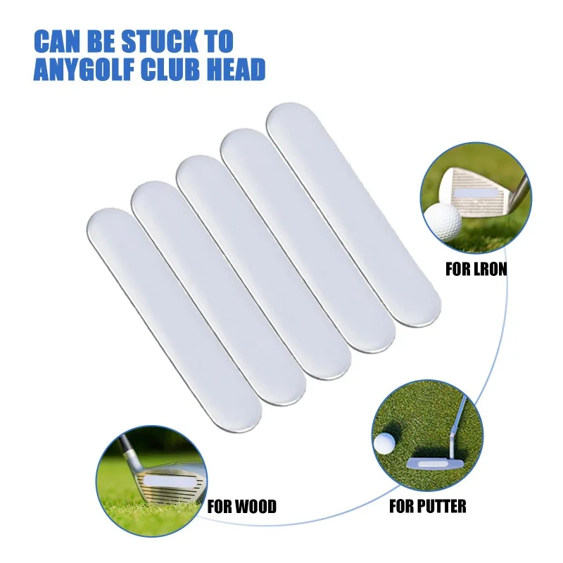 Golf High Density Lead Sheet Especially Viscous Flexible Weight Bar Low Wind Resistance Ideal for Curved Surfaces