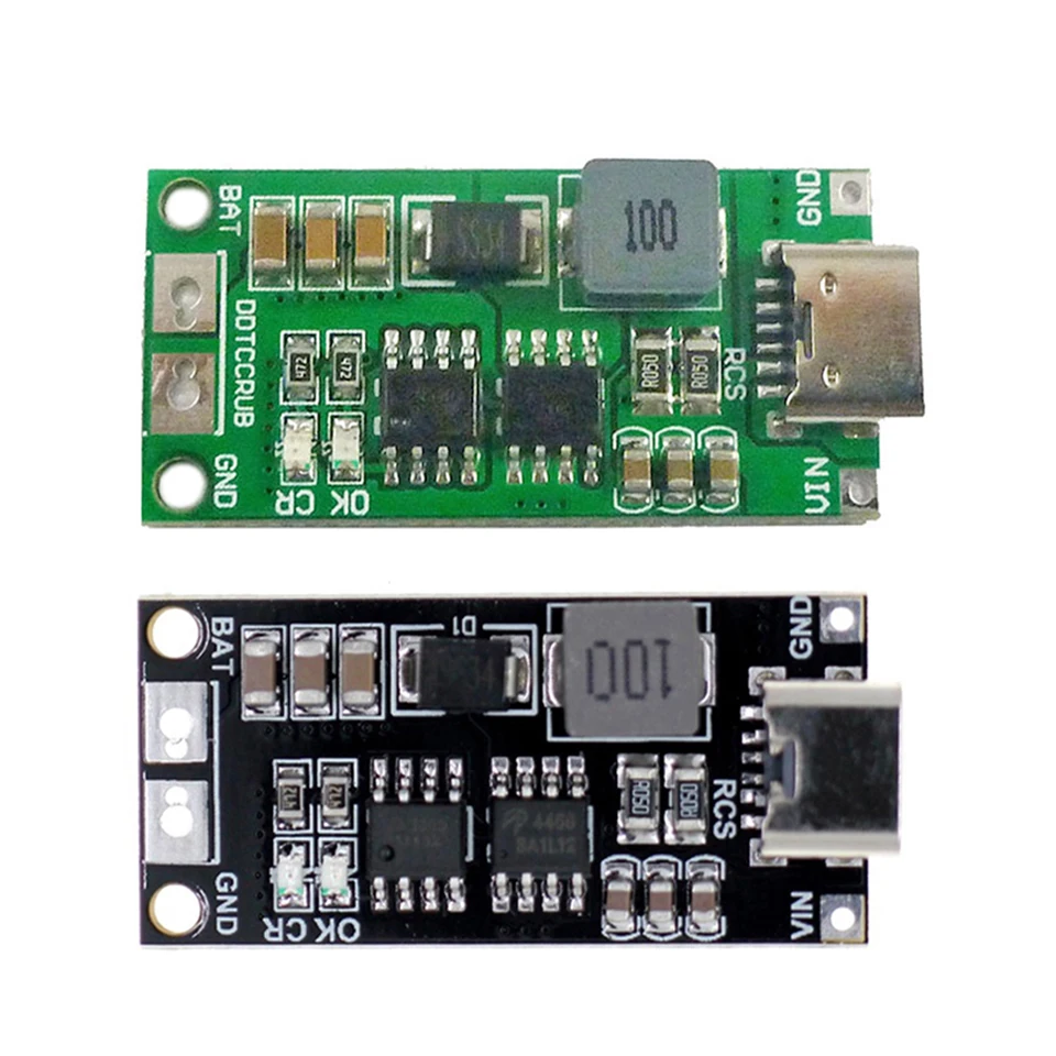 Type C BMS 2S 3S 4S 1A 2A 4A 18650 21700 3.7V Lithium Battery Charge Board Step-Up Boost Li-Po Polymer USB C To 8.4V 12.6V 16.8V