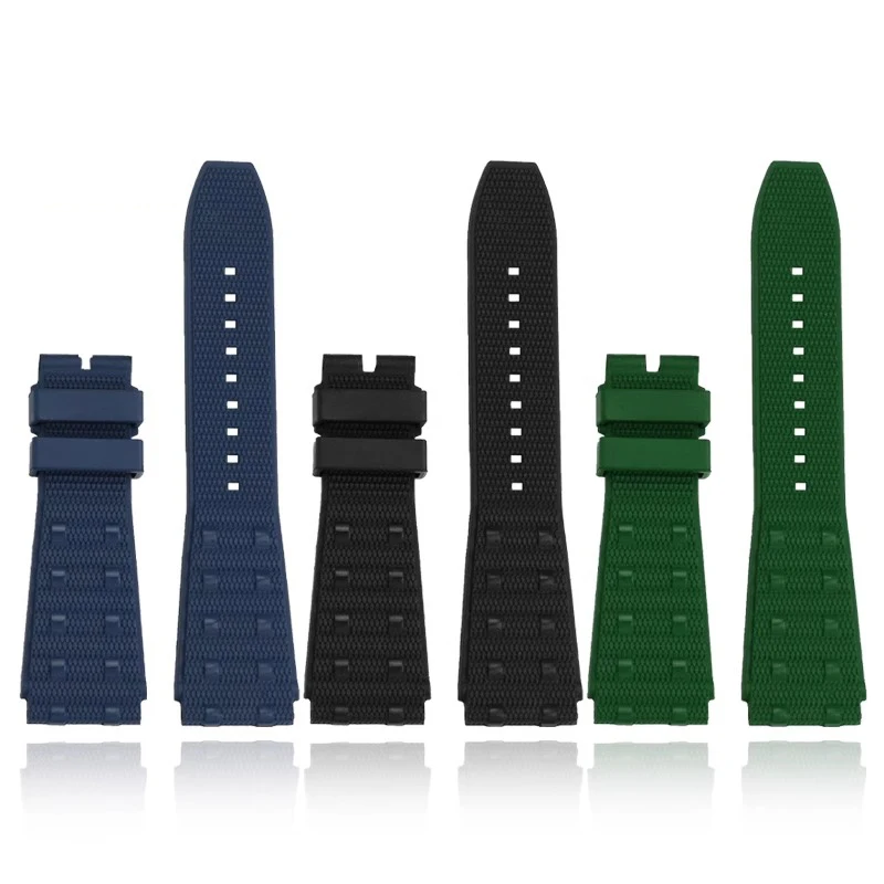 High quality Fluoro rubber watch strap For Breitling B01 sports Men watchband 24mm Stainless steel buckle bracelet sending tools