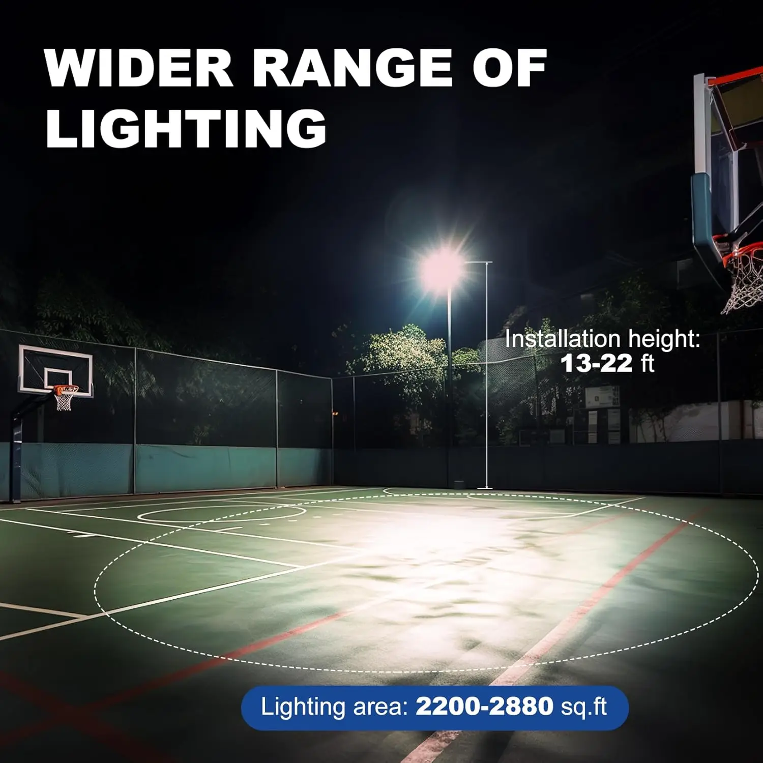 Solar Street Lights Outdoor - 6500K Commercial Dusk to Dawn, Heavy Duty Split Type LED Solar Street Light Remote Control,