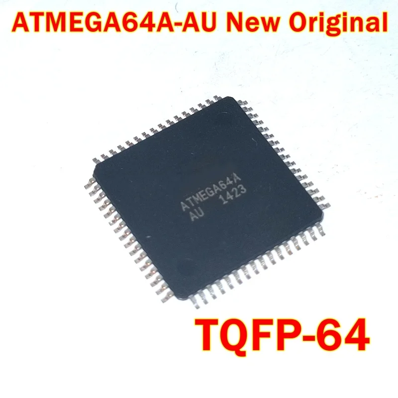 

ATMEGA64A-AU TQFP-64 New Original -bit Microcontroller with 64K Bytes In-System Programmable Flash