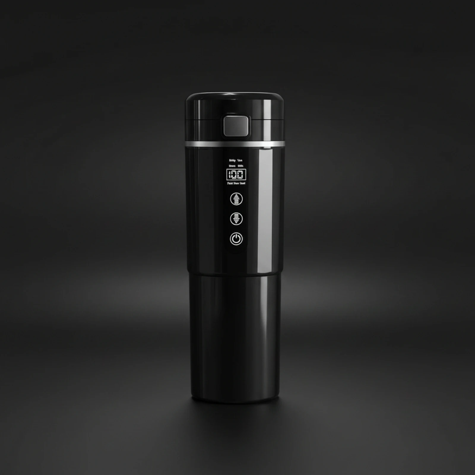 Travel Mug 100W Smart-Driving Heating Cup Insulated Water Cup with Digital Display Compact for Long Drives, Road Trips