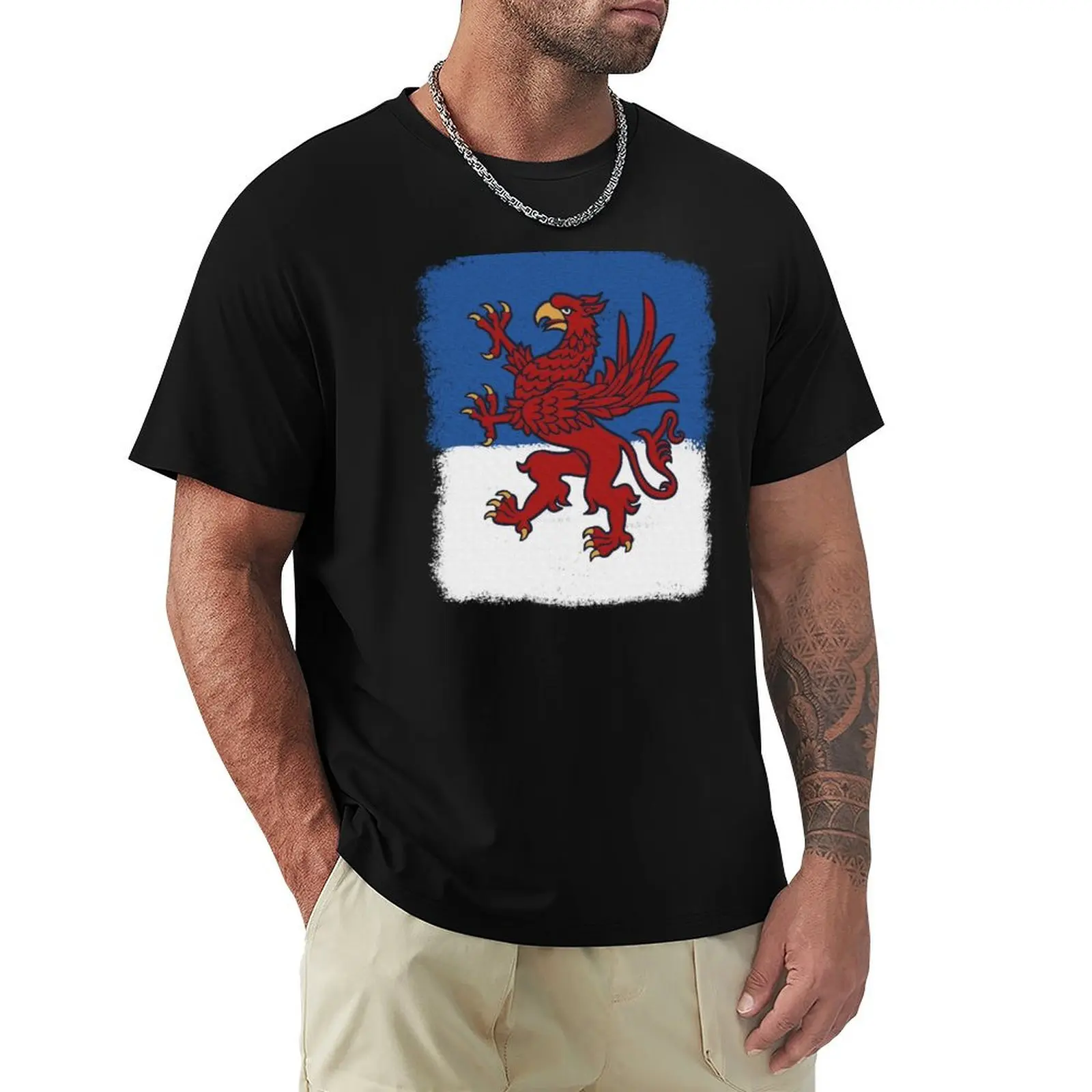 Pomeranian griffin T-Shirt Fashion Simple Casual Tee Shirt
