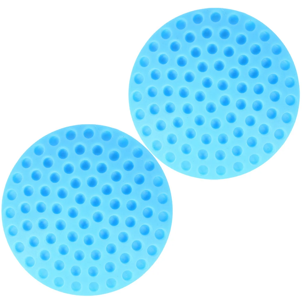 

2pcs Door Handle Bumper Self-Adhesive Wall Protector For Furniture Corners Door Stopper Shield Kitchen Bedroom Refrigerator Blue