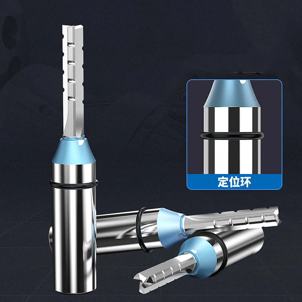 1PCS 1/2 Shank 3 Flutes Straight Cutting Router Bit TCT Cutters For Working Wood CNC Bits Milling Slot