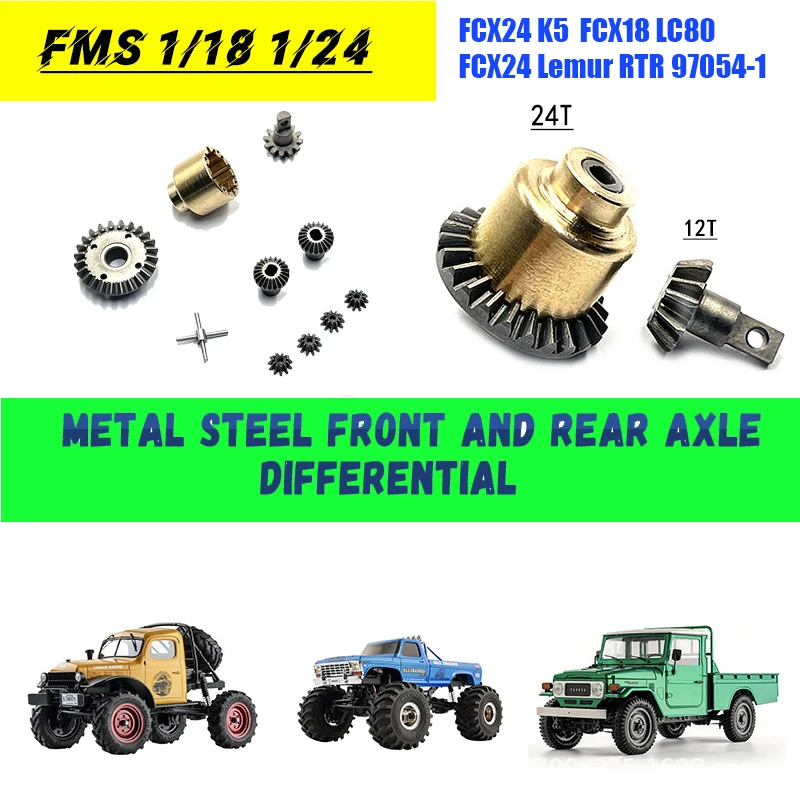 For Fms FCX24 2 Set…