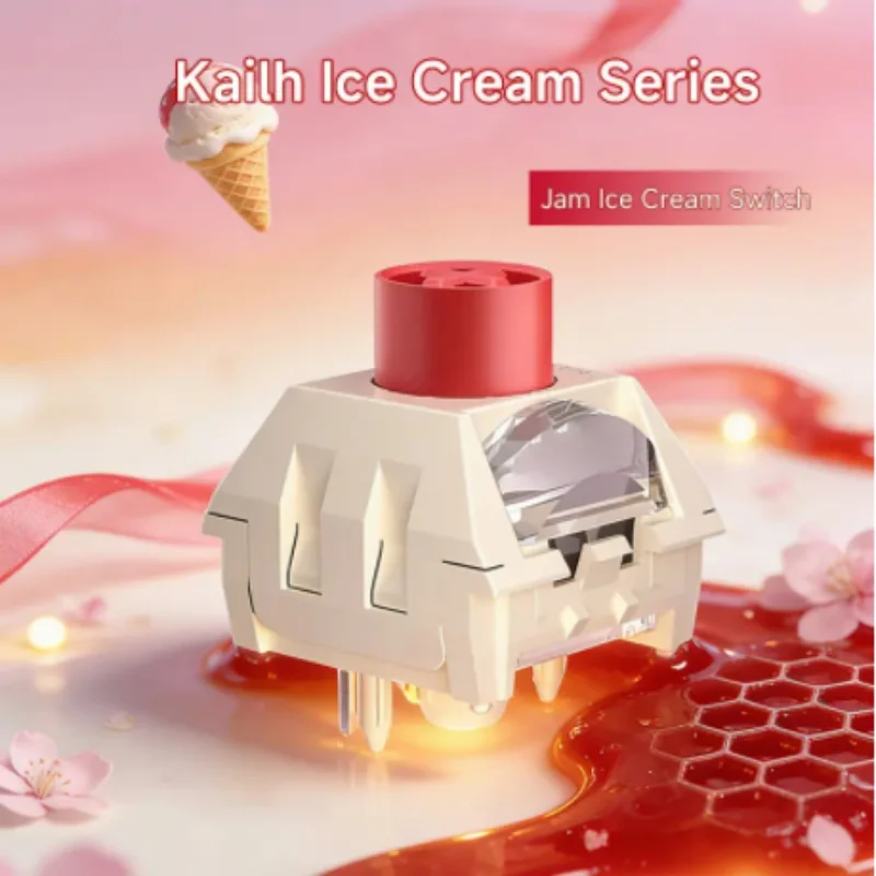 Kailh Ice Cream Series Fingertips flowing Silky smooth Jam Ice Cream Keyboard Switch
