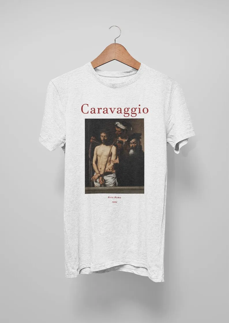 Ecce Homo Caravaggio T shirtPremium QualityBaroqueStrozziCaravaggioCarracciReni