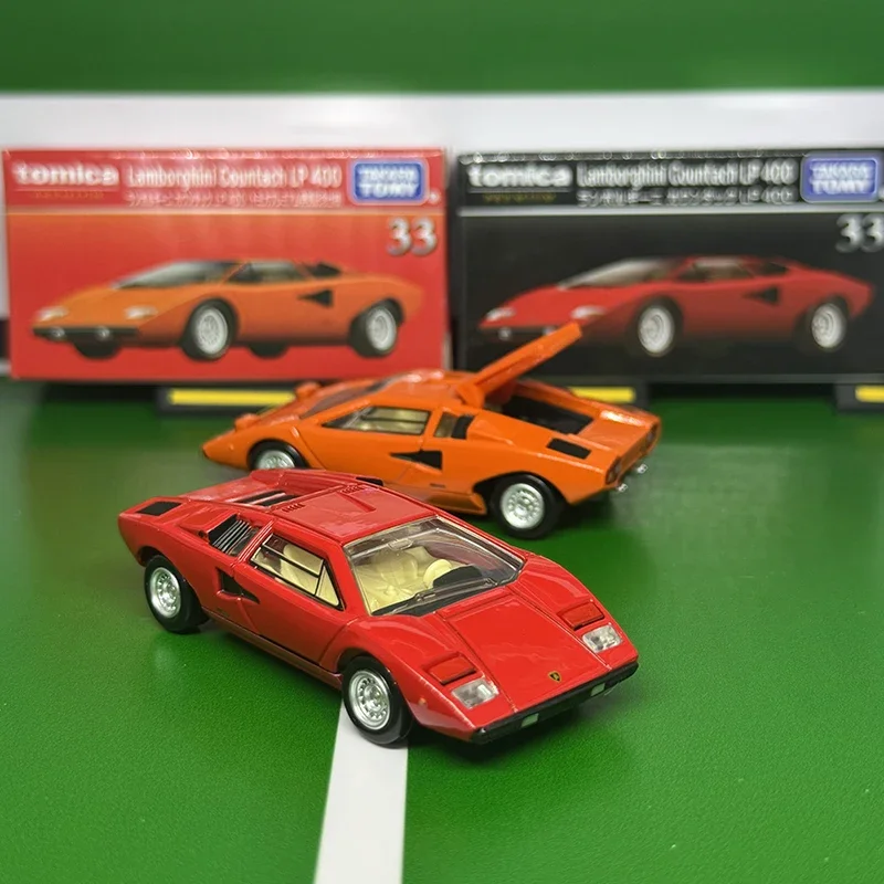 TAKARA TOMY Tomica NIEUWE Premium TP33 Lamborghini Countach LP 400 Legering Speelgoed Motorvoertuig Diecast Metaal Model Cadeau voor Kinderen