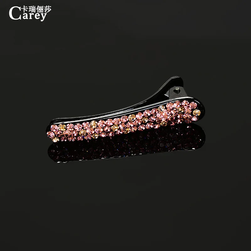 Manufacturers sell hairpin headdress trumpet bang minced hairpin word duck mouth diamond edge clip to short hair