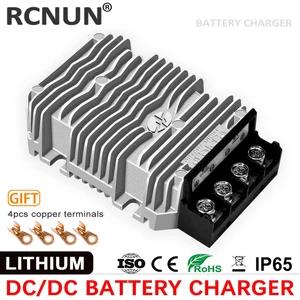 RCNUN Pengisi Daya Baterai Ganda DC 9-44V 12V 24V ke DC 12.6 V 14.6 V 16.8 V 18.2 V 25.2 V 29.2 V untuk Baterai Lithium LiMn12v Lifepo4 2O4 6 pengisi daya dc dc penjualan terbaik lifepo4 - №