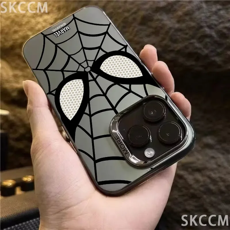 Marvel Superhero Spiderman Colored Color Phone Case for iPhone 16 15 14 13 12 11 Pro Max X XS XR 7 8 Plus SE2 Shockproof Cover image 6
