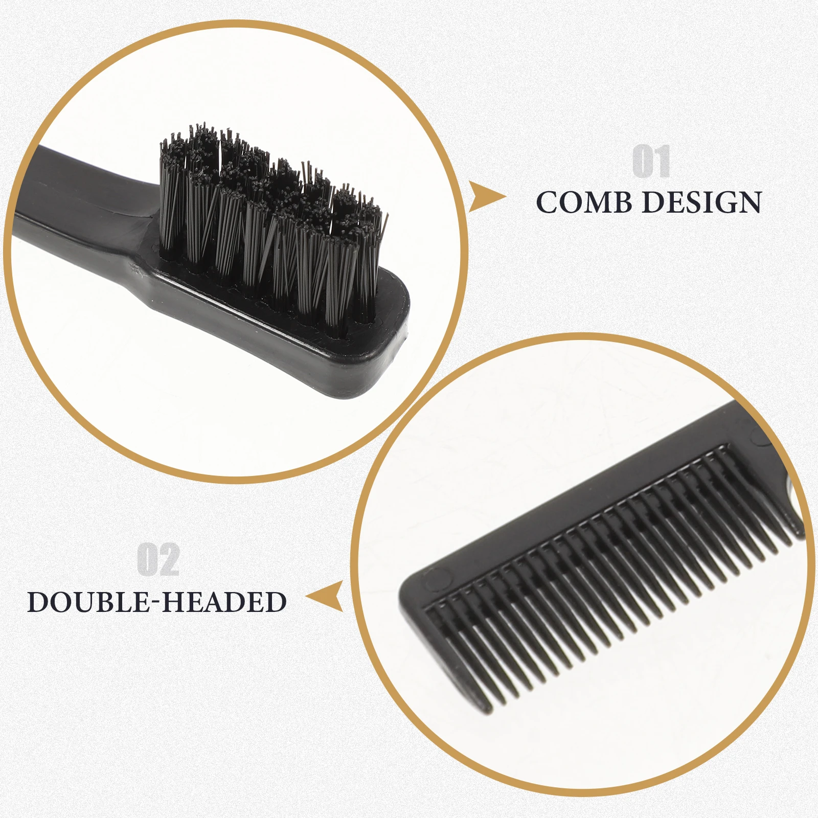 

10pcs Dual Tip Eyebrow Brush Combs Tool Hairline Grooming Makeup Salon Daily Use Safe Durable Material