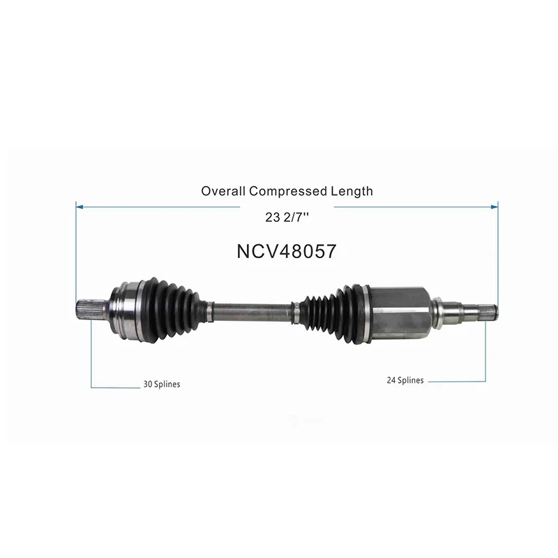 Front Left Right Drive Shaft CV Axle Assembly 4-Matic For Mercedes GLC300 GLC350e GLC250 GLC43 Passenger Side CVTCP A2533305601