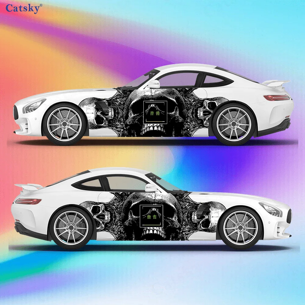 

Наклейки с изображением токсичного черепа для автомобилей и грузовиков, устойчивые к выцветанию, легко устанавливаются и снимаются - улучшите эстетический вид вашего автомобиля.