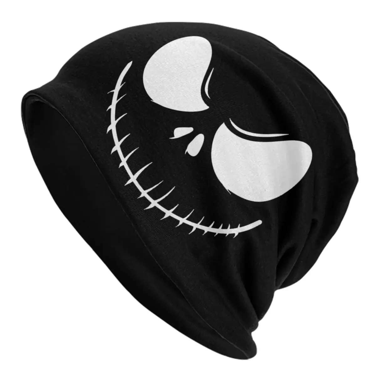 مخصص جاك Skellington Skullies Beanies قبعات للجنسين شتاء دافئ متماسكة قبعة النساء الرجال الكبار المعيشة الهيكل العظمي بونيه القبعات قبعة تزلج