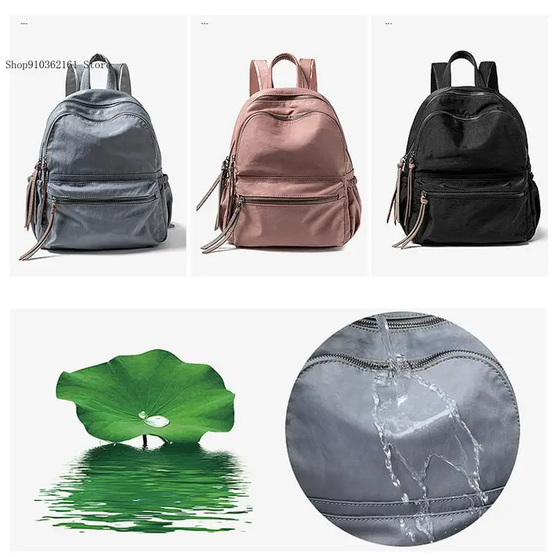 Backpack Women's Fashion Oxford Cloth Simple Korean Version College Student Forest Style Artistic Backpack