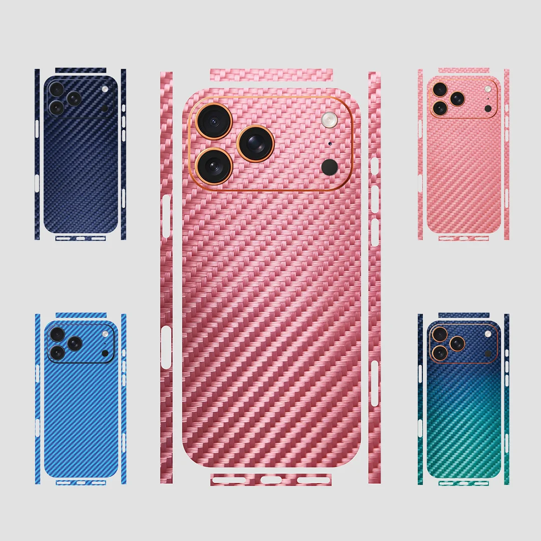 Skin Sticker Wrap for iPhone 13/14/15/16/17 Pro Max Decal Protective Film for Back, Frame, Camera(Not Phone Case)