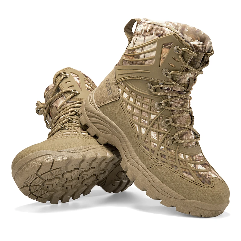 

Original Brand Comfortable Anti Slip Outdoor Hiking Shoe Top Quality Wearable Training Boots Designer Mountain Climbing Footwear