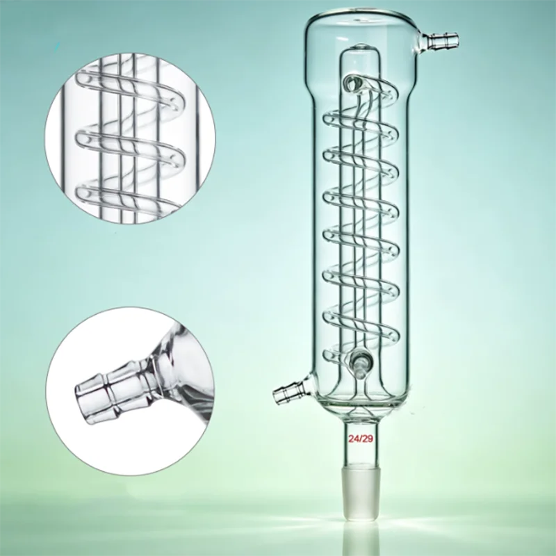 500ml glass distiller for volatilized phenol cyanide nitrogen determination, ammonia nitrogen distillation condenser