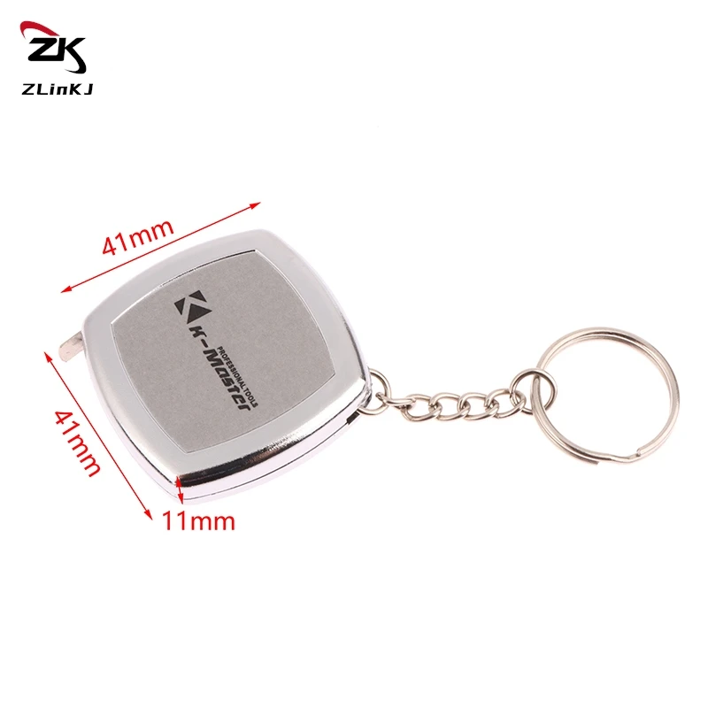 2 Meters Small Tape Measure Key Ring Small Steel Tape Measure Mini Pocket Portable Compact Carry Around 1pc Mini Tape Measure