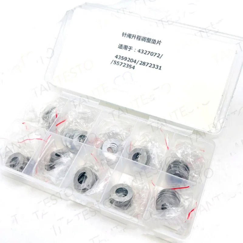 4327072/4359204/2872331/5572354 Injector Solenoid Valve Needle Valve Lift Travel Adjusting Washer Gaskets Repair Tool Parts
