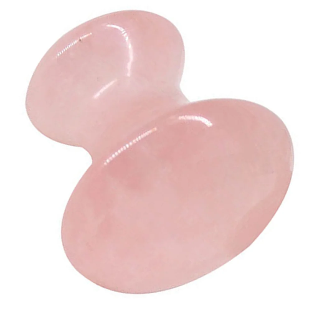 

Rose Quartz Jade Gua Sha Mushroom Shape Crystal Face Massager Wrinkle Remover Eye Care Facial Scraping Tool Home Spa