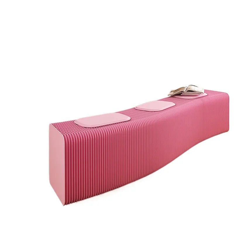 مقعد ورقي مبتكر، مقعد منخفض، مقعد لتغيير الأحذية في غرفة النوم، ورق منظم بجانب السرير #1