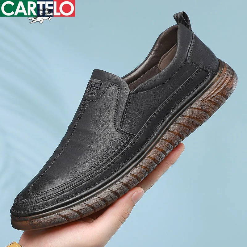 

Retro Penny Loafer Genuine Cow Leather Classic Shoes Sewing Comfortable Men Casual Slip-on Club Party Shoe Spring Summer