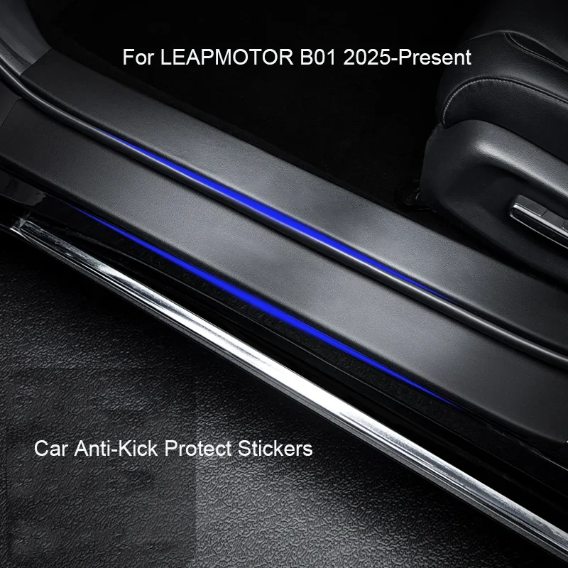 

Car B-Pillar Door Anti-Kick Protect Pad Anti-Dirty Scratch Resistant Auto Interior Accessory For LEAPMOTOR B01 2025-Present