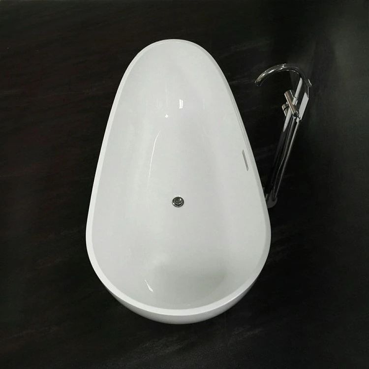 

Free-standing seamless integrated bathtub, high-quality acrylic