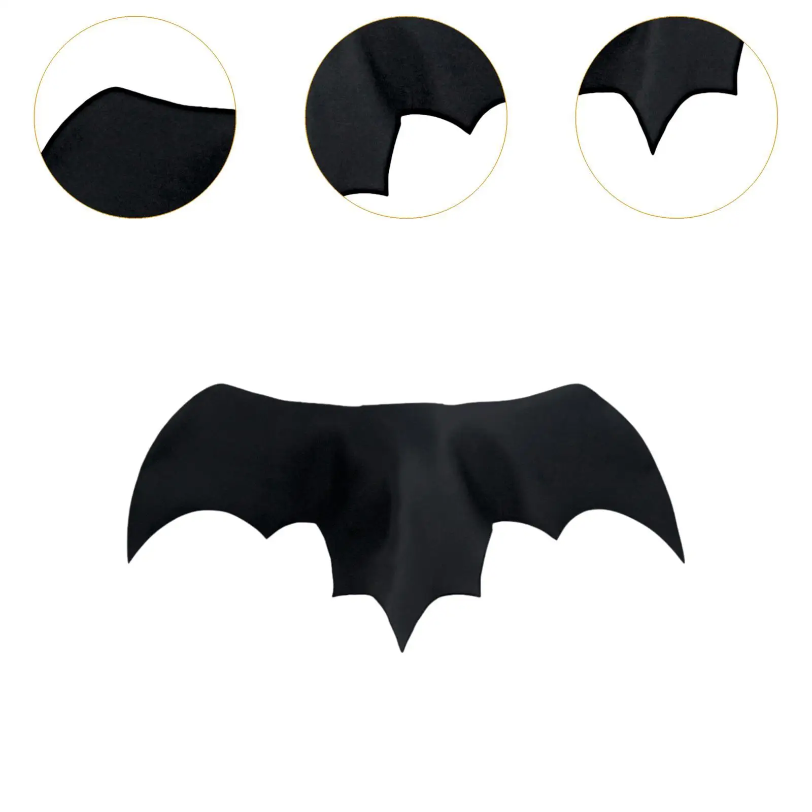 Skrzydła Nietoperza Przebranie Wiedźmy Czarne Skrzydła dla Kobiet Mężczyzn Dzieci Karnawał