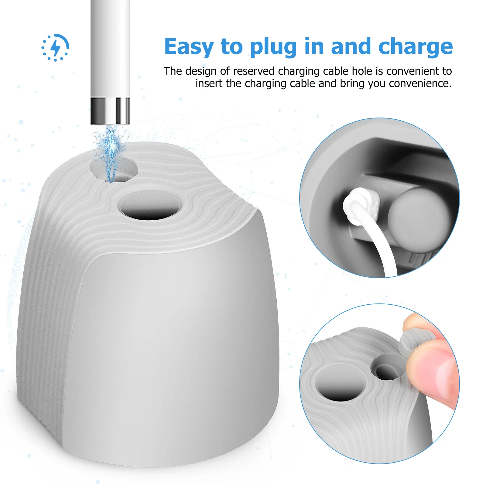 

2 шт., подставка для электронных карандашей, изготовленная из силиконовой нескользящей основы премиум-класса для стилуса для планшета, украшение для рабочего стола, идея подарка