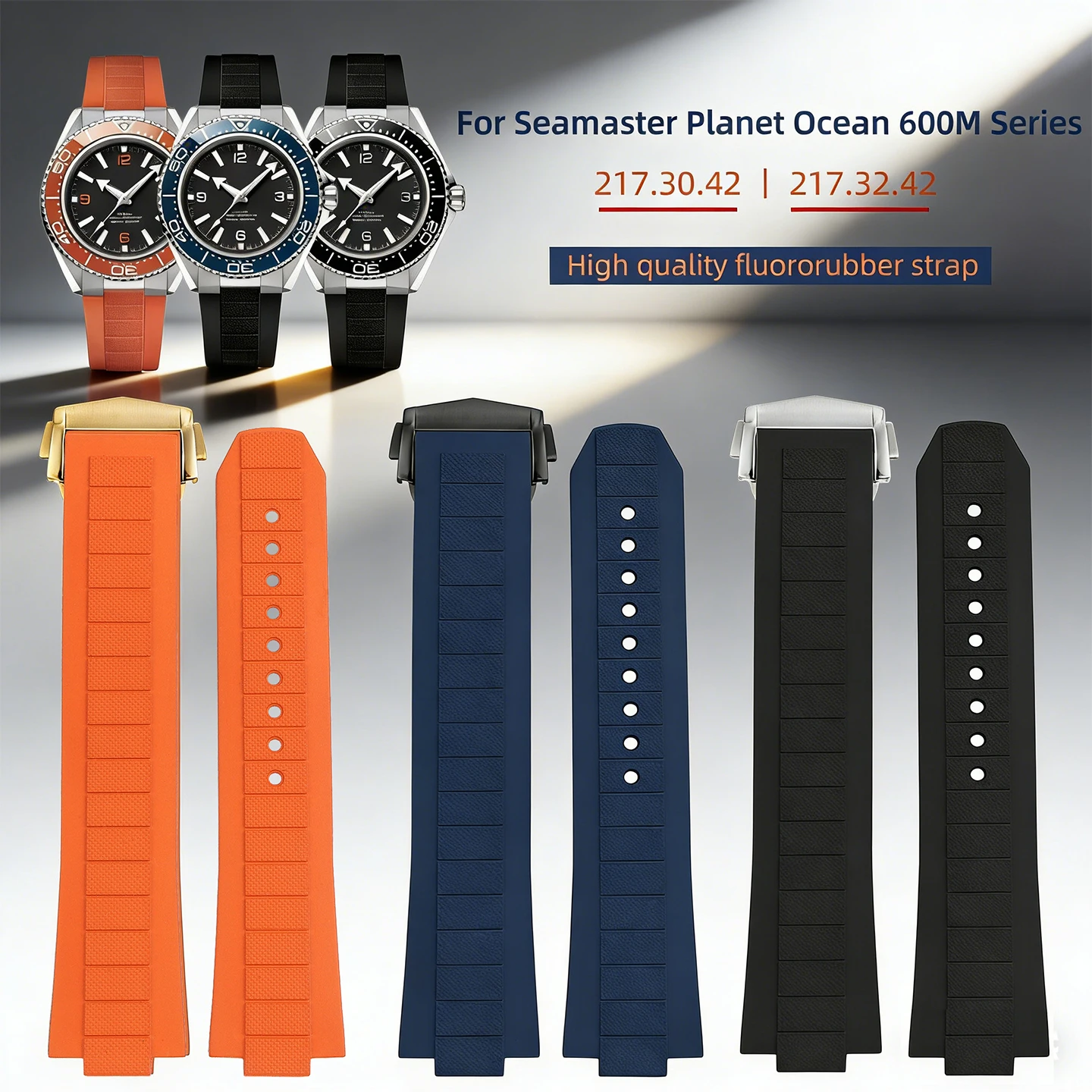 bracelet-en-viton-noir-orange-bleu-bouche-convexe-21mm-pour-omega-new-217304-2173242-seamaster-planet-ocean-600-pieces-detachees