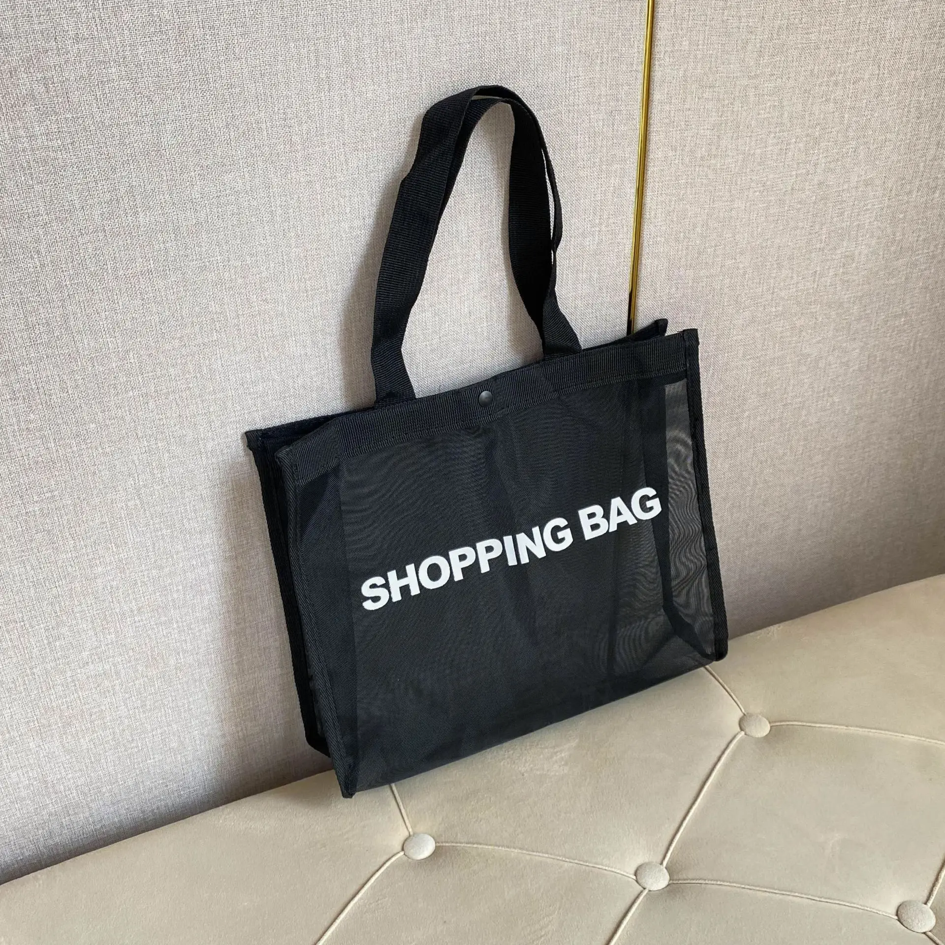 Sac en maille, sac fourre-tout en maille, sac de courses, sac utilitaire, sac utilitaire pour l'école/voyage/sport, sac de rangement, sac à bandoulière, sac de sport en maille