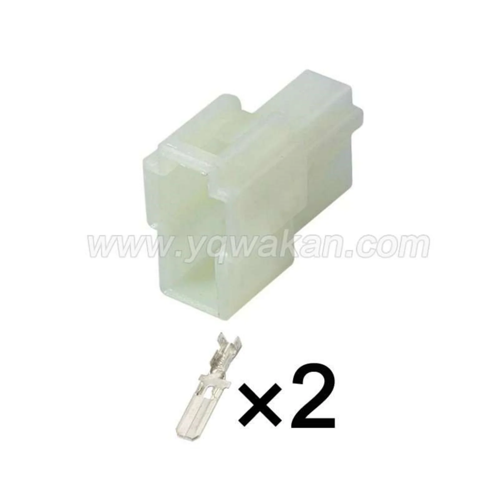 2PIN موصل كهربائي غير مختوم 6.3 مللي متر سلسلة ذكر أنثى موصلات الأسلاك تسخير كابل المقبس 7122-2820 6070-2481 #3