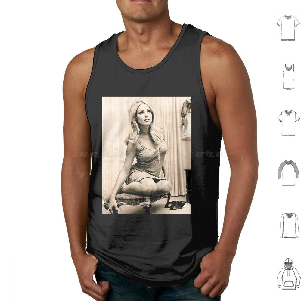 

Graphic Sharon Tate My Favorite People Tank Tops Vest Sleeveless Graphic Sharon Tate My Favorite People Face Sharon Graphic