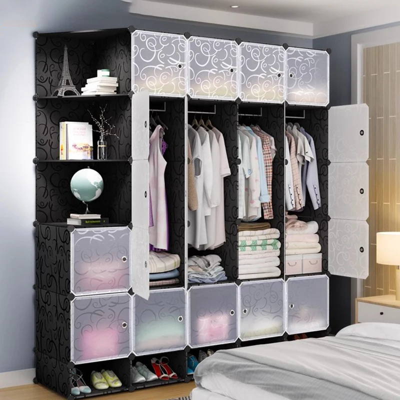 Dressing Rooms Cheap Bedrooms Wardrobes Furniture for Room Closet System Portable and Folding Wardrobe Double Living Cabinets