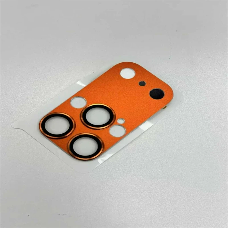 2025 Trasforma IPhone 17 Pro Protezione per obiettivo fotocamera finta per IPhone 17 16 15 14 Pro Max Metallo 9H Vetro Copertura completa antigraffio